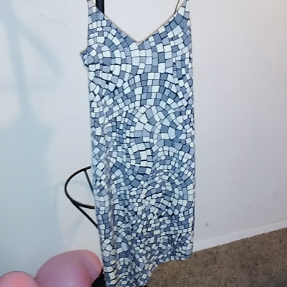 Rampage brand grey sequin asymmetrical mini dres